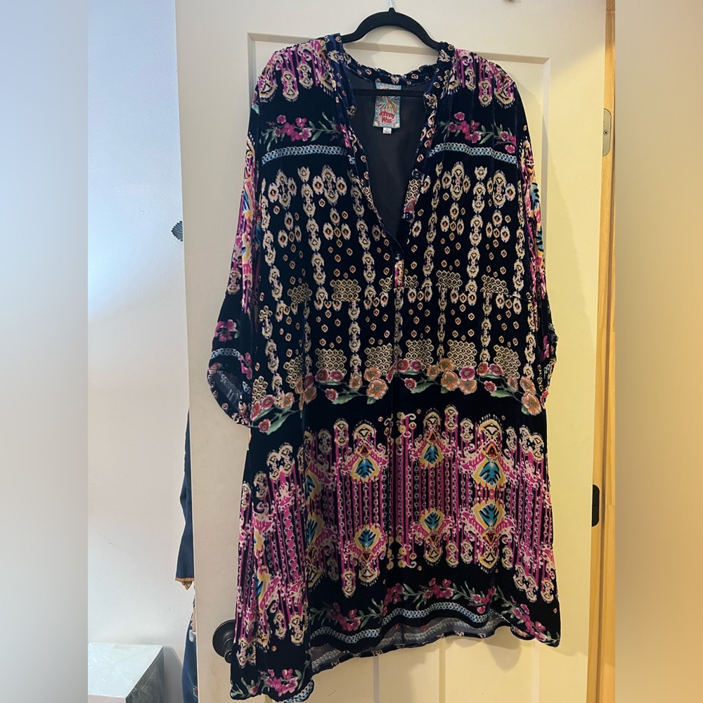 Johnny Was Velvet burnout dress
